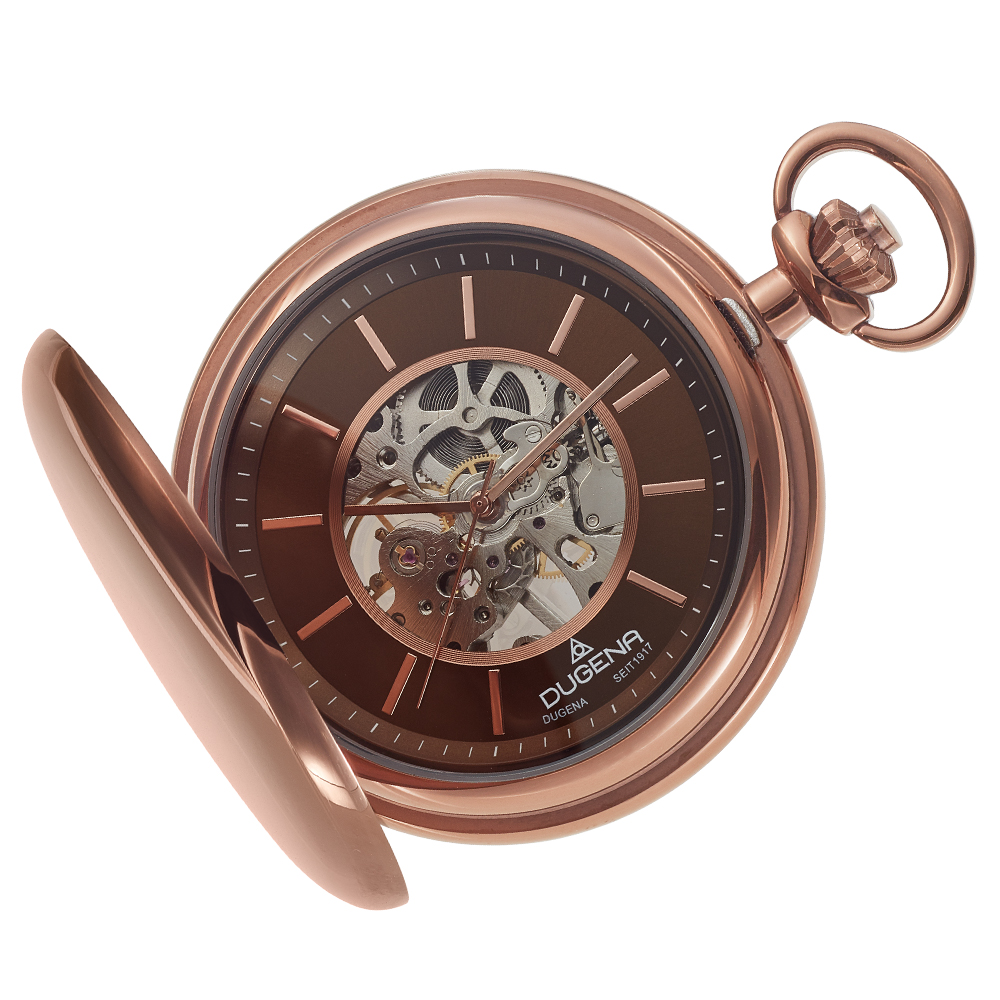 Savonette Taschenuhr Bronze